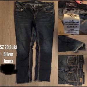 SZ 20 (34L) Suki Silver Jeans